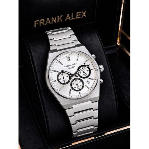 Frank Alex Kadran Fonksiyonları Aktif Premium Erkek Kol Saati Çelik Kordon 2 Yıl Garantili E07274.1