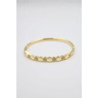 Taşlı Vip Bilezik - Altın