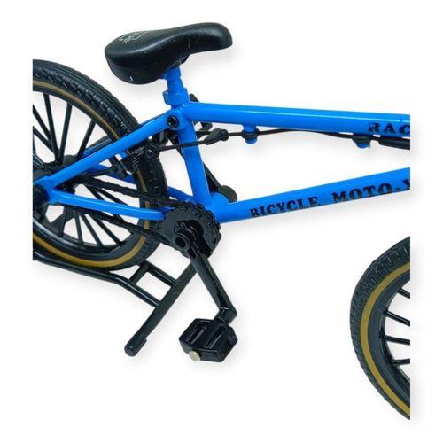 Model Araçlar -1:8 Metal BMX Bisiklet - Die -Cast 17 cm - Mavi