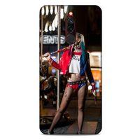 Xiaomi Redmi 8 Uyumlu Kılıf Harley Quinn (24) Darbe Emici Kılıf Kiraz kırmızısı
