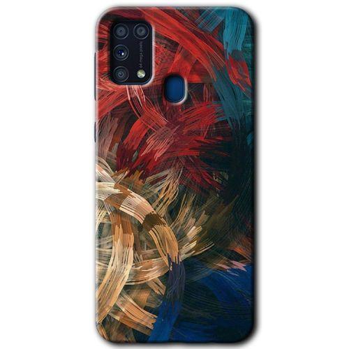 Samsung Galaxy M31 Kılıf HD Desen Baskılı Arka Kapak - Karma Boyalar