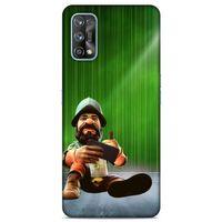 Lopard Oppo Realme 7 Pro Uyumlu Kılıf GameX (48) Bumper Kılıf Asker