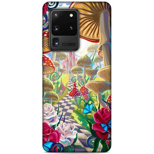 Lopard Samsung Galaxy S20 Ultra Uyumlu Kılıf Manipülasyon ☻ (26) Tpu Silikon Kılıf Desenli
