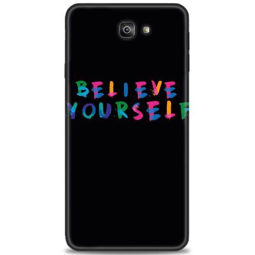 Samsung Galaxy J7 Prime Kılıf HD Baskılı Kılıf - Believe + Tam Ekran Koruyucu