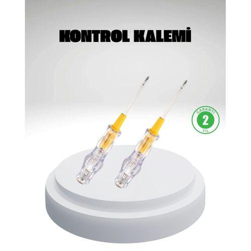 Elektrik Test Kalemi Neon Işıklı Nikel Kaplama 110-220v Dirençli