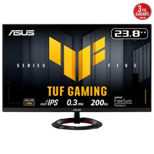 ASUS TUF GAMING VG249Q5R 23,8’’ 0.3ms, 200Hz, Full HD, DP, 2xHDMI, Hoparlör, Fast IPS LED, ELMB Sync Premium, GAMING Monitör