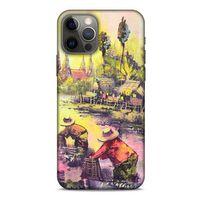 Cityx (14) Apple iPhone 12 Pro Kılıf Silikon Kapak Desenli