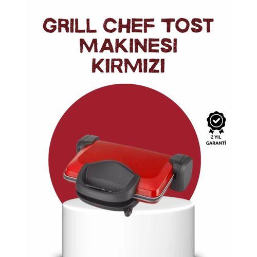 2000 Watt Tost Makinesi 6 Dilim Kapasiteli Döküm Plakalı Üç Kademeli Isı Ayarlı