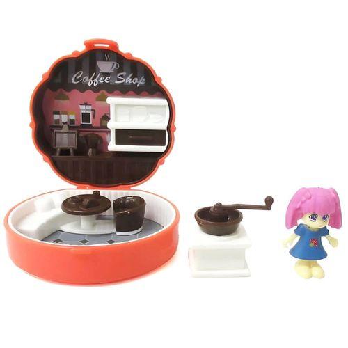 Taşınabilir Dollhouse Mini Figür Sürpriz Paket