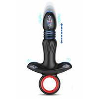 Şarjlı Tutma Aparatlı İleri Geri Hareketli Titreşimli 3 Motorlu Prostat Uyarıcı Anal Vibratör