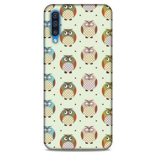 Baykuşlar (17) Desenli Silikon Kapak Telefon Kabı Samsung Galaxy A30s Kılıf