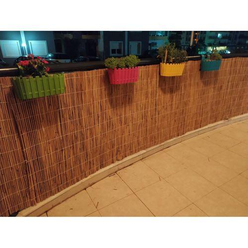 özgazi 1 Metre X 6 Metre Kamış Hasır Bahçe Çiti Gölgelik