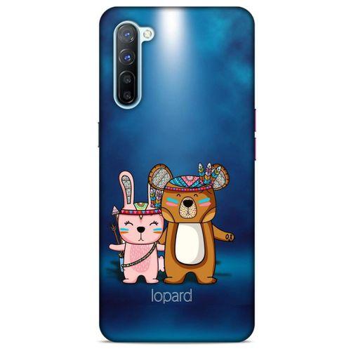 Oppo Reno 3 Kılıf FunnyMaX (2) Kabı Lacivert Beyaz