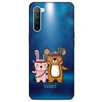 Oppo Reno 3 Kılıf FunnyMaX (2) Kabı Lacivert Beyaz