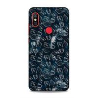 Xiaomi Redmi Note 6 Pro Uyumlu Kılıf Utopia (30) Silicone Case Pembe Yeşil
