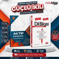 Aktif TYT Matematik 0 ve AKM Dil Bilgisi Soru Bankası Seti 2 Kitap
