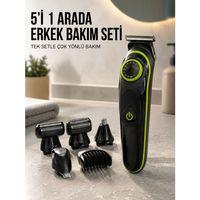 Erkek Kişisel Bakım Seti Çok Amaçlı Sakal Vücut Burun Kulak Tıraş Makinesi