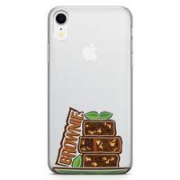 Apple iPhone XR Kılıf Brownie Kek Arka Kapak Koruma Desenli Full Koruyucu