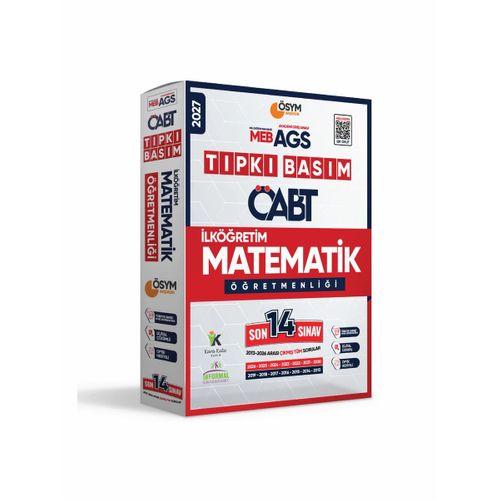 2027 MEB-AGS ÖABT İlköğretim Matematik Öğretmenliği ÖSYM Tıpkı Basım 14lü Deneme Paketi Türkiye G