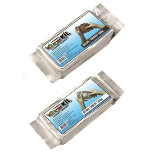 Nova Color Seramik Hamuru Kil 250Gr Beyaz - 4 paket