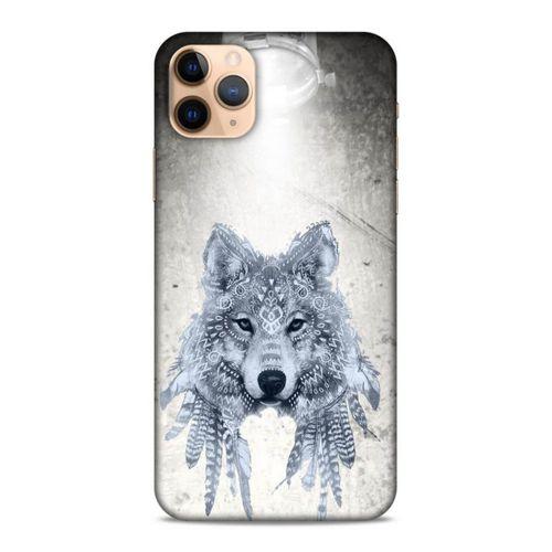 Lopard Apple Iphone 11 Pro Uyumlu Kılıf Tattoo's (48) Bumper Kılıf Kızılderili Kurt