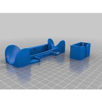 KONTURLU XBOX 360 Kontrolcü ve Alıcı Tutucu ve Duvar Montajı (Bu ürün Sadece Plastik parçadır - Almadan Önce Soru Sorabilirsiniz)