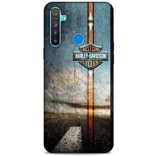 Realme 5i Uyumlu Kılıf Motorsiklet (45) Liquid Air Kılıf Harley