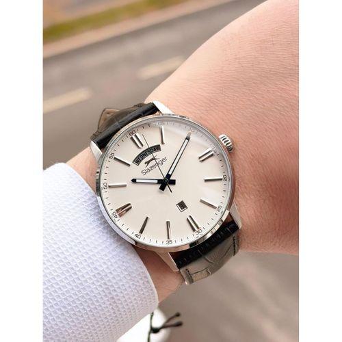 Slazenger Erkek Deri kordon Bileklik Hediyeli 2 Yıl Garantili Suya Dayanıklı Kol Saati VS.BLKT.0759