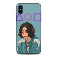 Apple Iphone X Uyumlu Kılıf Squid Game (44) Tough Armor Kılıf Yun