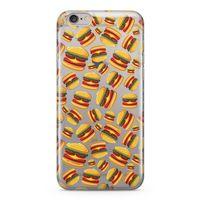 Apple iPhone 6 Plus - 6S Plus Kılıf Hamburger Arka Kapak Koruma Desenli Full Koruyucu