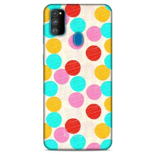 Samsung Galaxy M30s Kılıf Pastel Renkler (30) Silicone Case Turkuaz Pembe