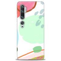 Xiaomi Mi Note 10 Kılıf HD Baskılı Kılıf - Benekli + Tam Ekran Koruyucu