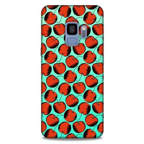 Frutix Kiraz 01 Samsung Galaxy S9 Kılıf Desenli Silikon