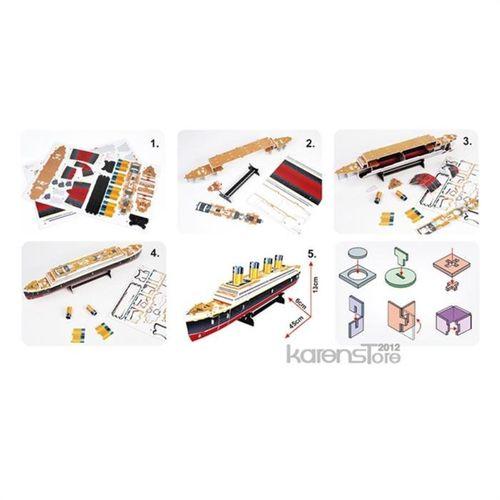 Cubic Fun 3 Boyutlu Puzzle Titanic Gemi
