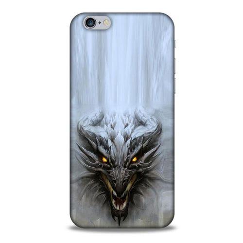 Apple Iphone 6S Kılıf Dragons (11) Tam Koruma Beyaz Ejderha