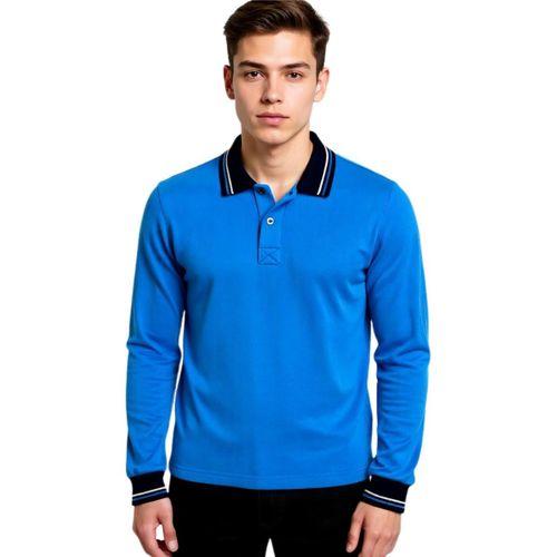 Kolej Polo Yaka Selanik Sweat Turkuaz IMHS-S-M