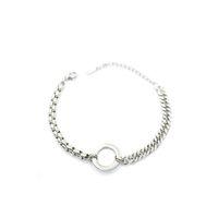 Halka Zincirli Bileklik - Gümüş