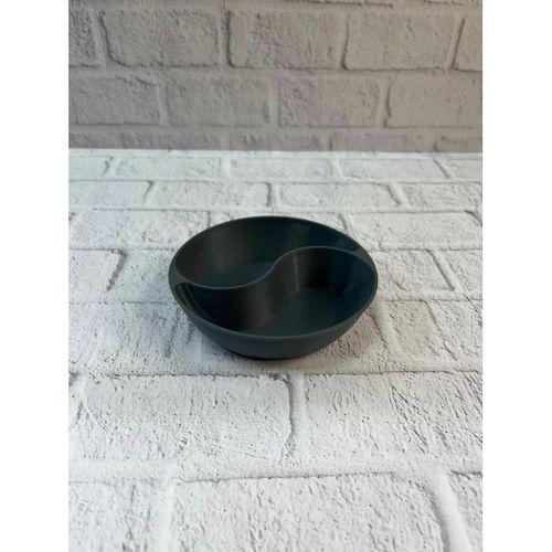 Gri Çerezlik Kase Seti Modern Bölmeli Sunum Tasarımı