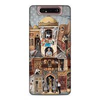 Samsung Galaxy A80 Uyumlu Kılıf Azarbaijan (49) Ultra Silikon Kılıf Şehir Simgeleri