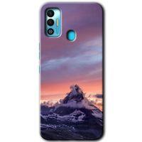 Tecno Spark 7T Kılıf HD Desen Baskılı Arka Kapak+Temperli Cam - Zirve