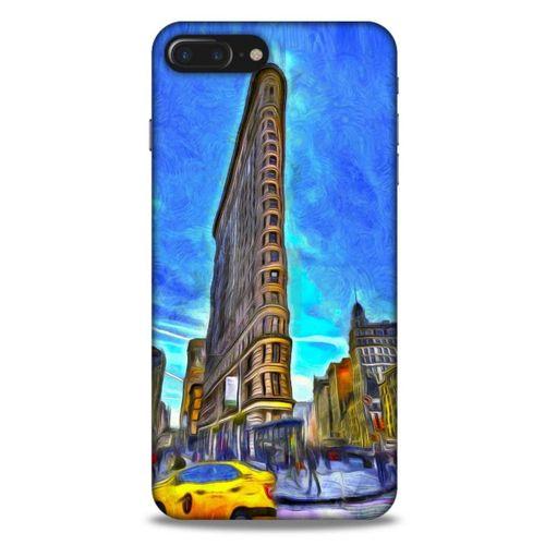 Apple Iphone 7 Plus Kılıf Dünya Mimarisi (7) Telefon Kılıfı Flat Iron New York