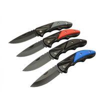 Klipsli 4 Lü Set Metal 16 Cm Kamp Outdoor Çakı - Yarı Otomatik, Kemerlikli, Kutulu