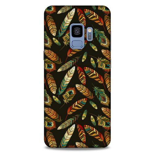 Samsung Galaxy S9 Kılıf Desenli Özel Seri Tüyler (9) Kılıf