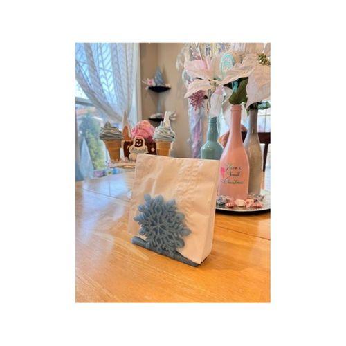 Kar Tanesi Peçetelik (Bu ürün Sadece Plastik parçadır - Almadan Önce Soru Sorabilirsiniz)