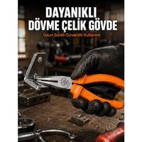 Uzun Çene Tasarımlı Dövme Çelik Kargaburun Hassas Kavrama Performansı