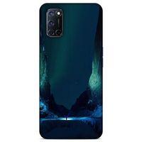 Lopard Oppo A52 Uyumlu Kılıf Gece'S (13) Silikon Kap Yeşil