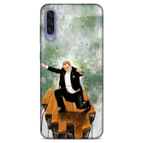 Samsung Galaxy A50s Kılıf Atatürk (42) Rugged Armor Kılıf Yeşil Tasarım