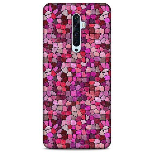 Oppo Reno 2z Uyumlu Kılıf Pembe Delisi (16) Kalın Kılıf Suluboya