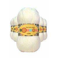 5 Adet Lüks Patik İpi Yünü Ekru 98300