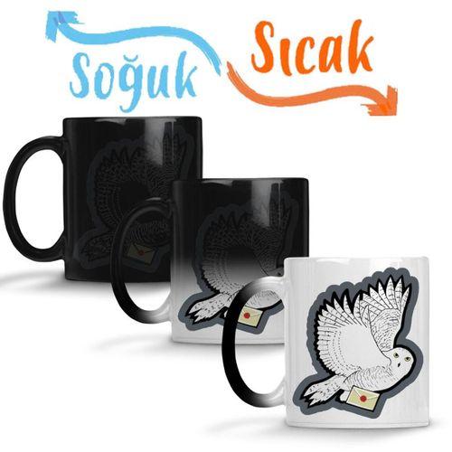 Harry Potter Mail Time Sihirli Kupa Bardak Porselen